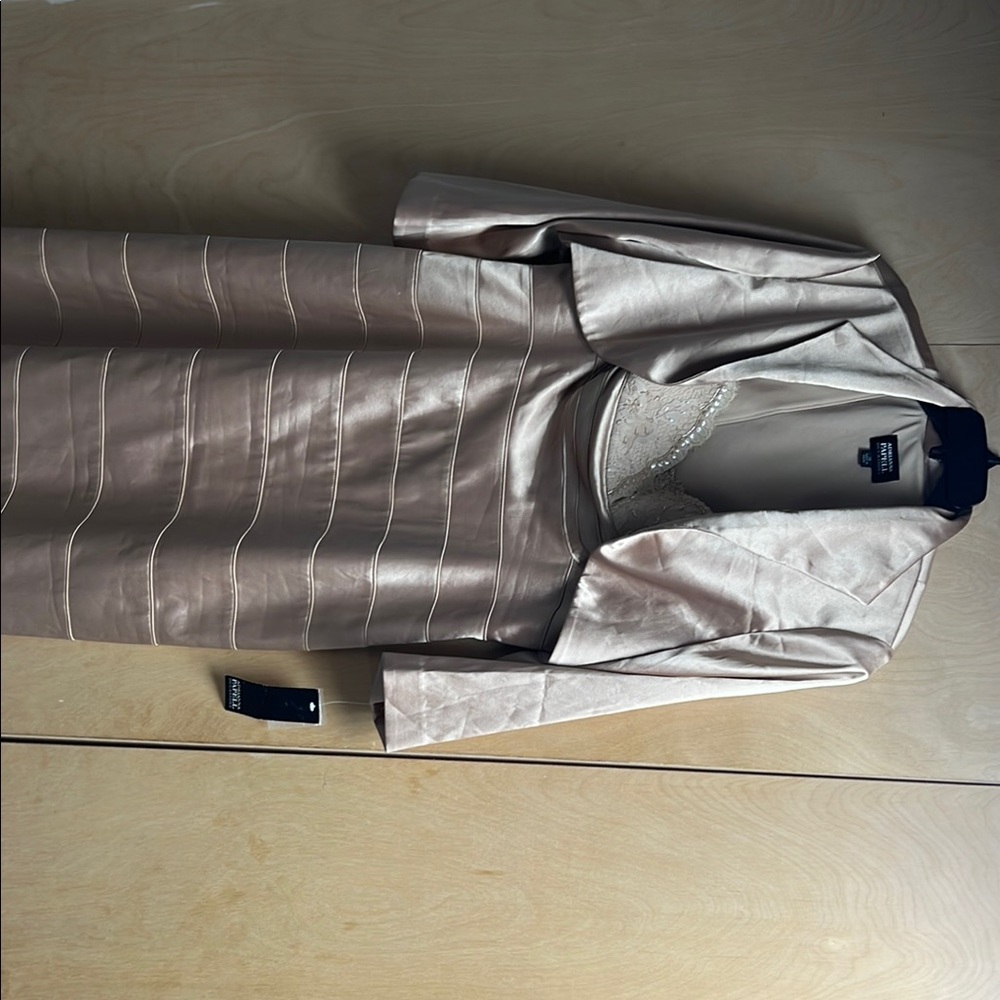 Adrianna Pappel Occasions Metallic Dress with Jacket